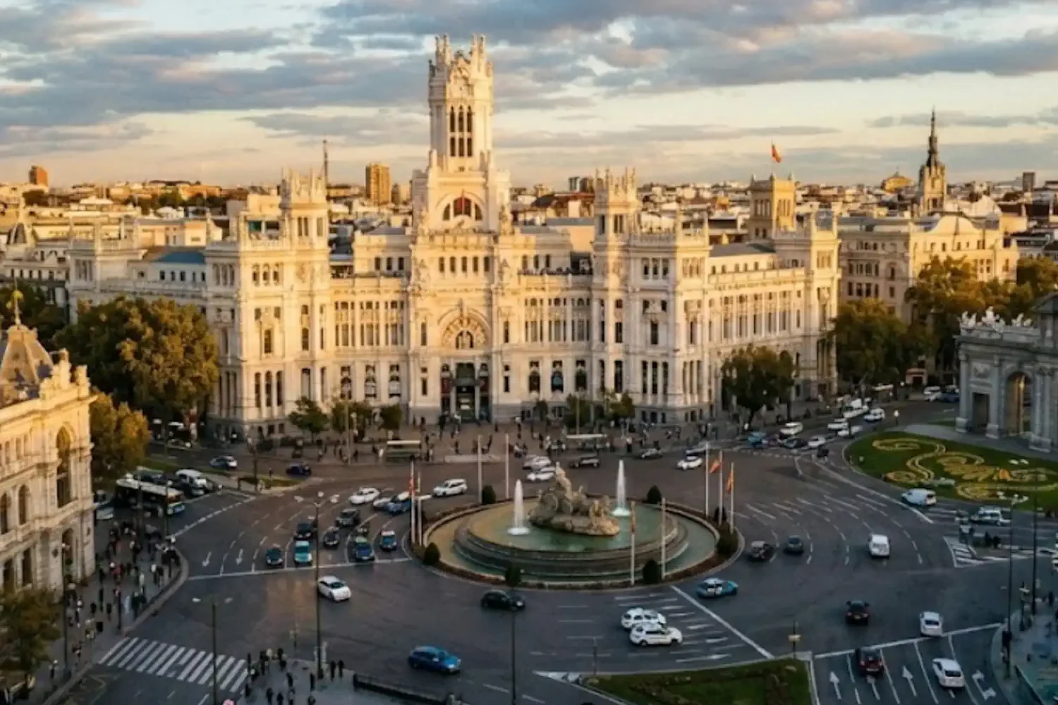 Grabacion con drones en Madrid IA