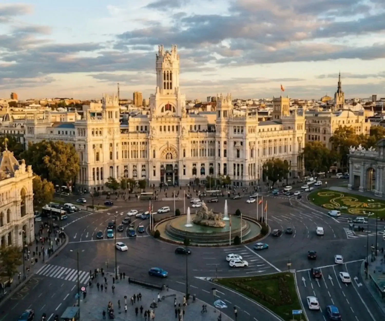Grabacion con drones en Madrid IA