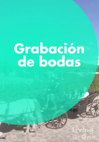 Grabación de bodas con dron