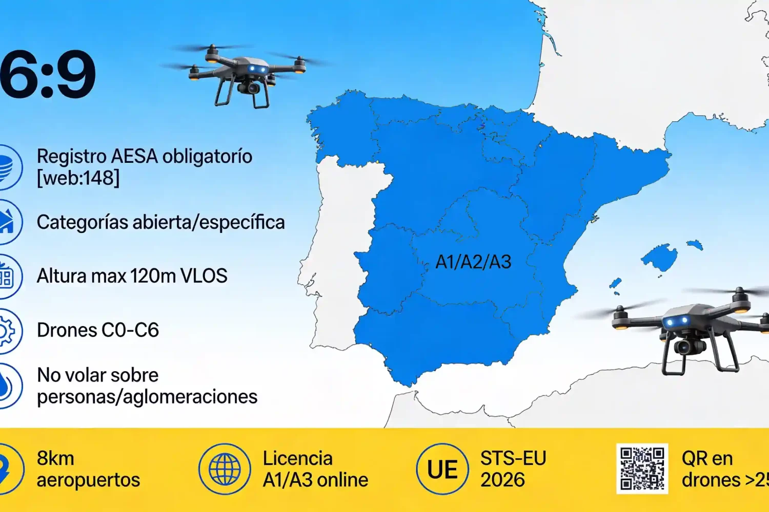 Normativa española de drones livingdrone madrid