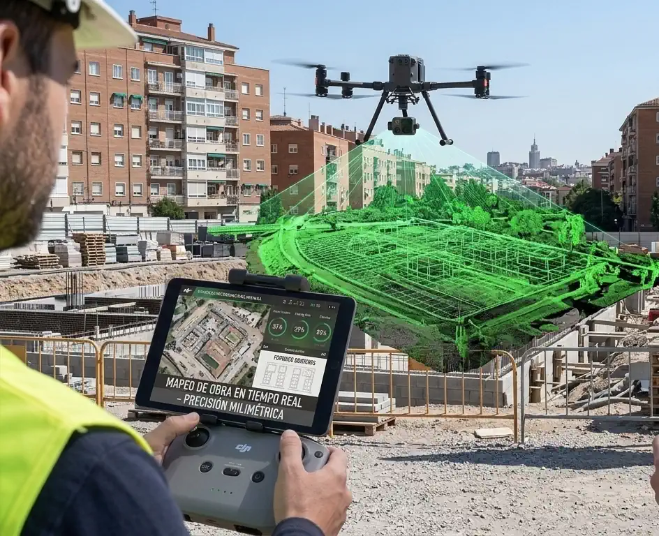 fotogrametria living drone madrid